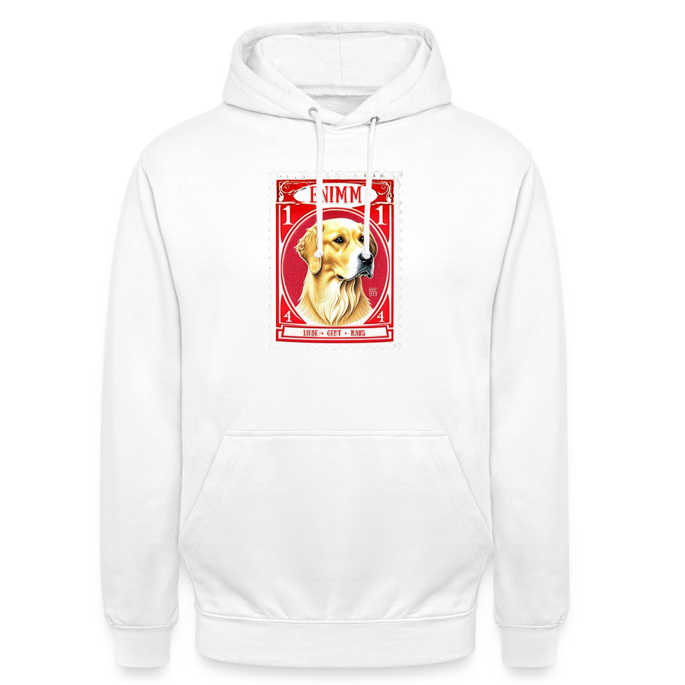 Bali Card Unisex Hoodie - white
