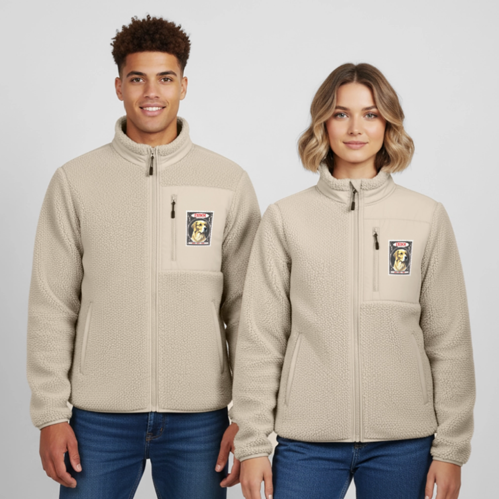 Stanley/Stella RELAXED FIT Unisex sherpa jacket - beige