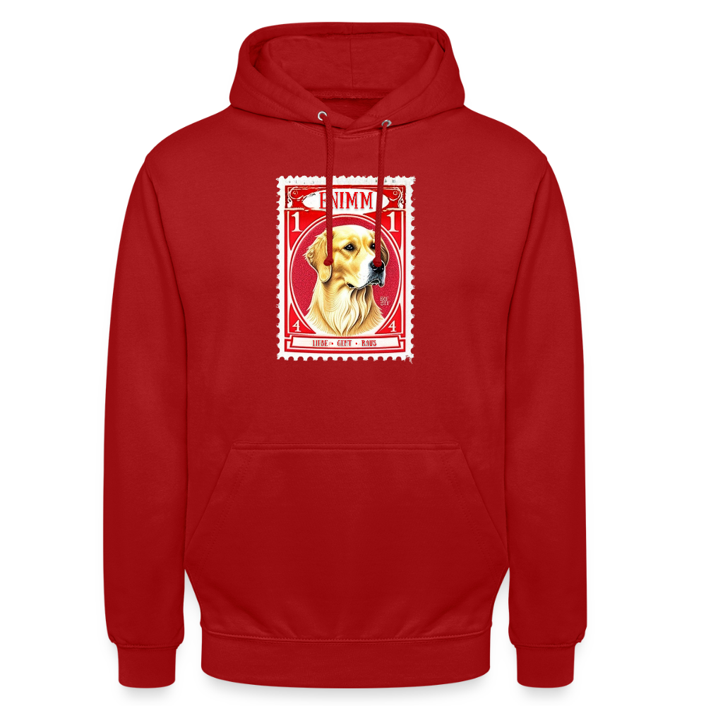 Bali Card Unisex Hoodie - red